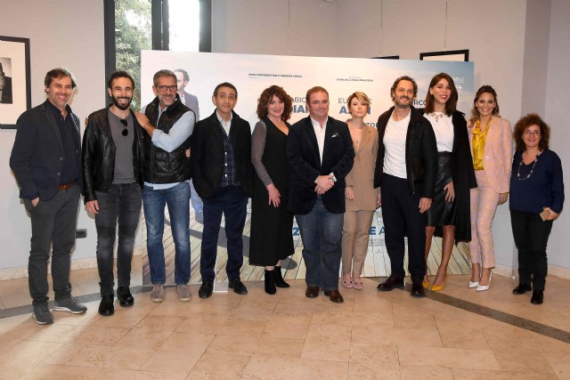 con il cast di 'Nati 2 Volte' alla Casa del Cinema di Roma 22 novembre 2019